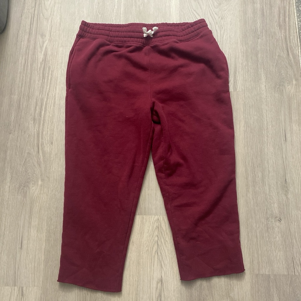 Vintage Ease of Motion Cropped Sweat Pants Drawstring
